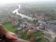 Giessenburg vanuit Luchtballon tijdens ballonvaart van Gorinchem naar Molenaarsgraaf